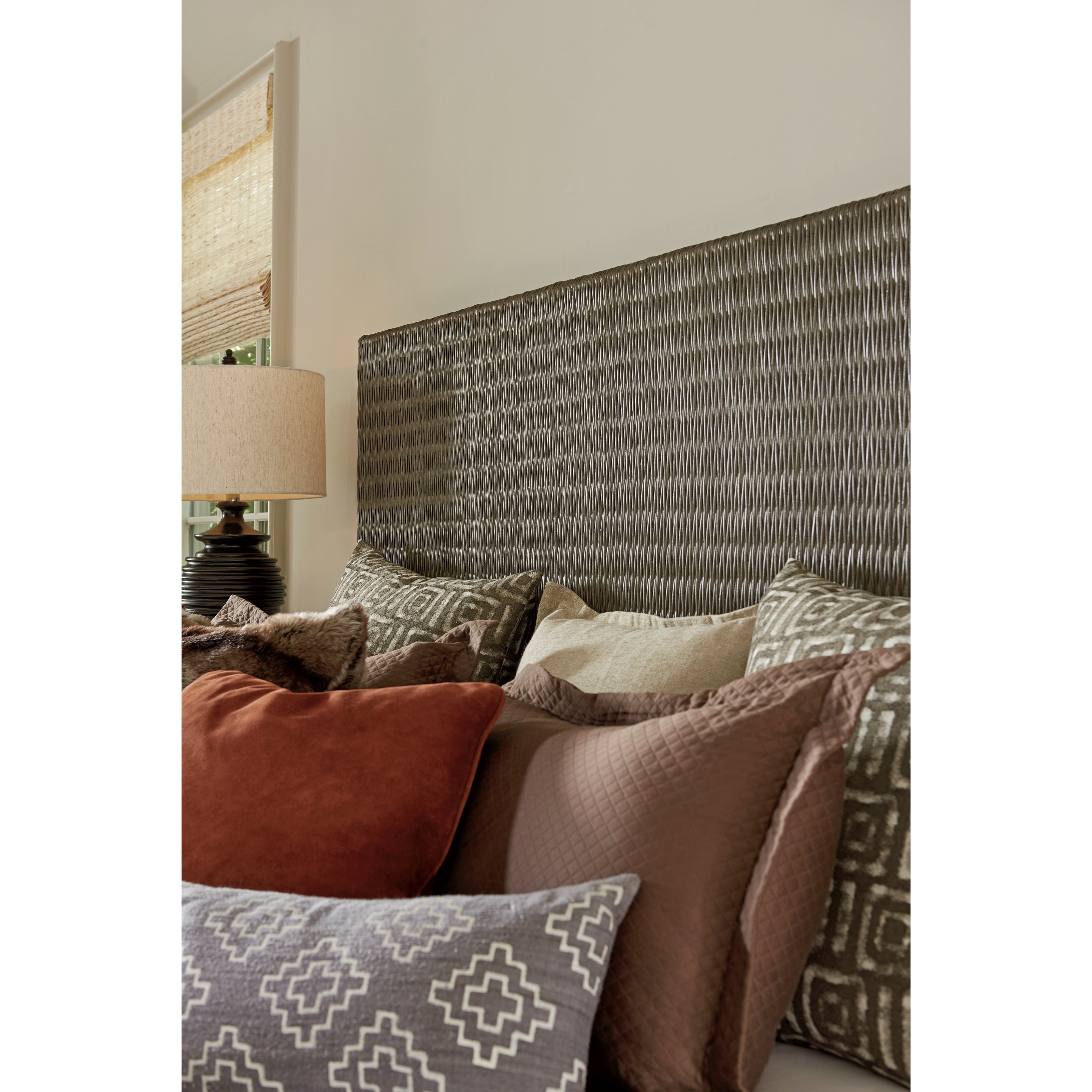 Tommy Bahama Home Cypress Point Driftwood Isle Woven Wicker Platform